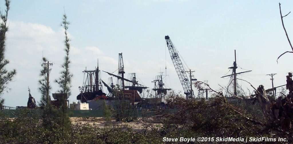 Possible filming location of one of the Pirates of the Caribbean films
Possible filming location of one of the Pirates of the Caribbean films caught by Steve Boyle ©2015 SkidMedia | SkidFilms Inc. on or about August 15 2015